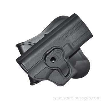Glock 19 pistol holsters with release button and special paddle, for police military equipment